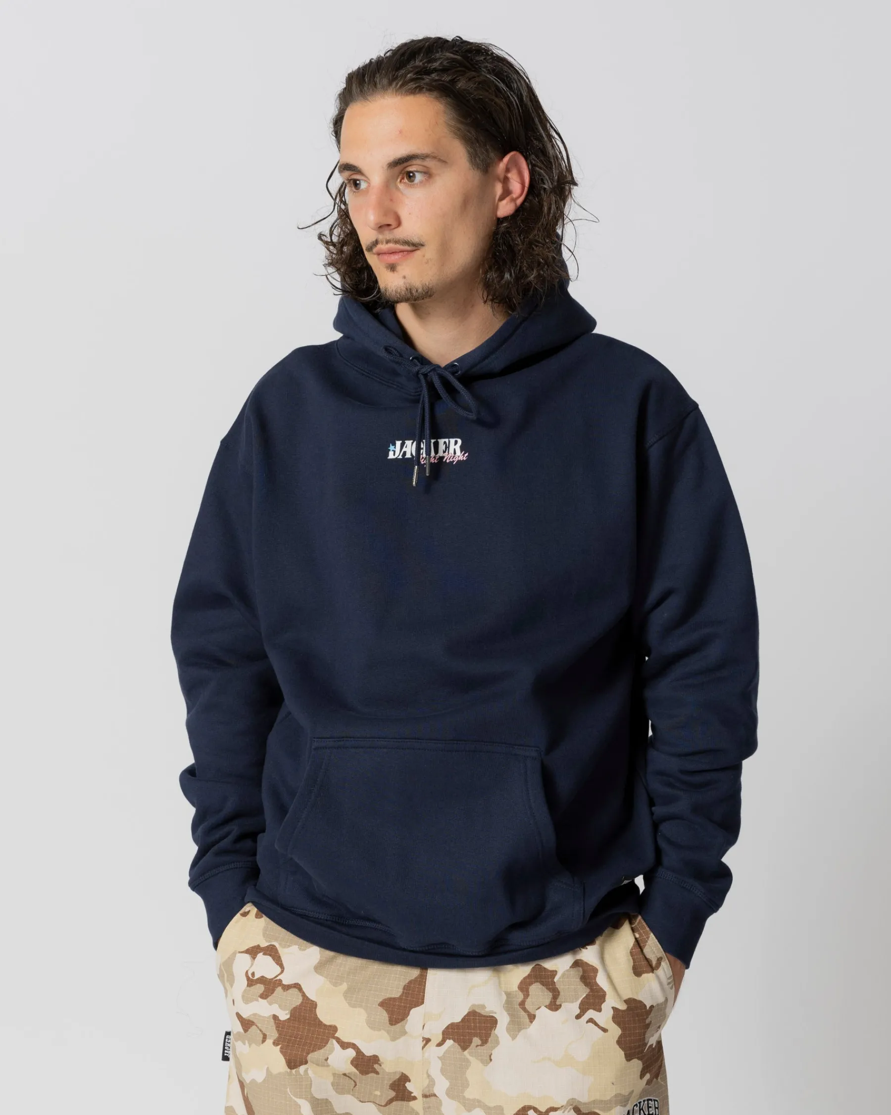 Sweats|JACKER FIGHT HOODIE - NAVY