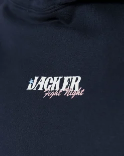 Sweats|JACKER FIGHT HOODIE - NAVY