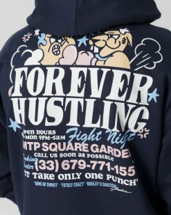 Sweats|JACKER FIGHT HOODIE - NAVY
