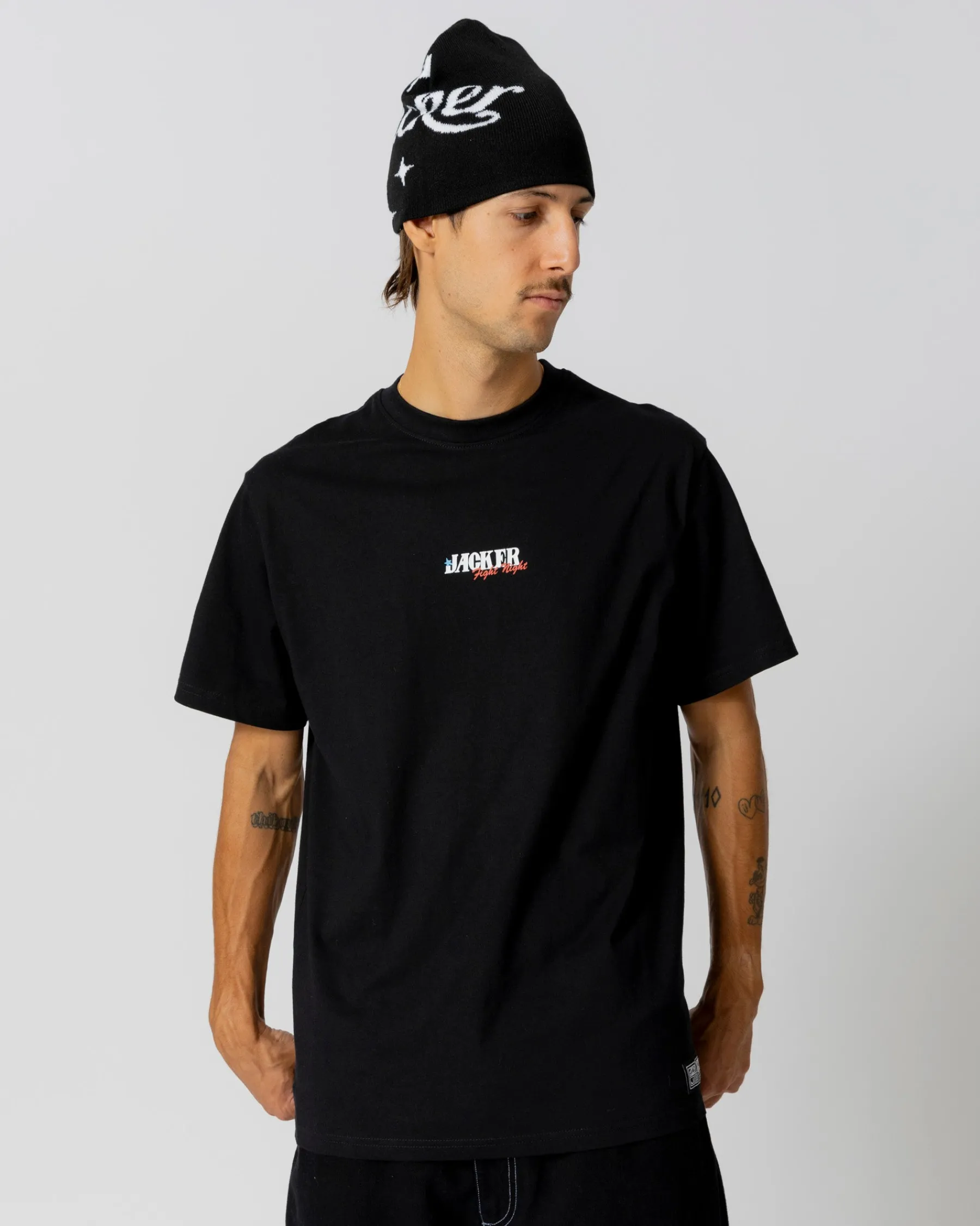 T-shirts|JACKER FIGHT T-SHIRT - BLACK