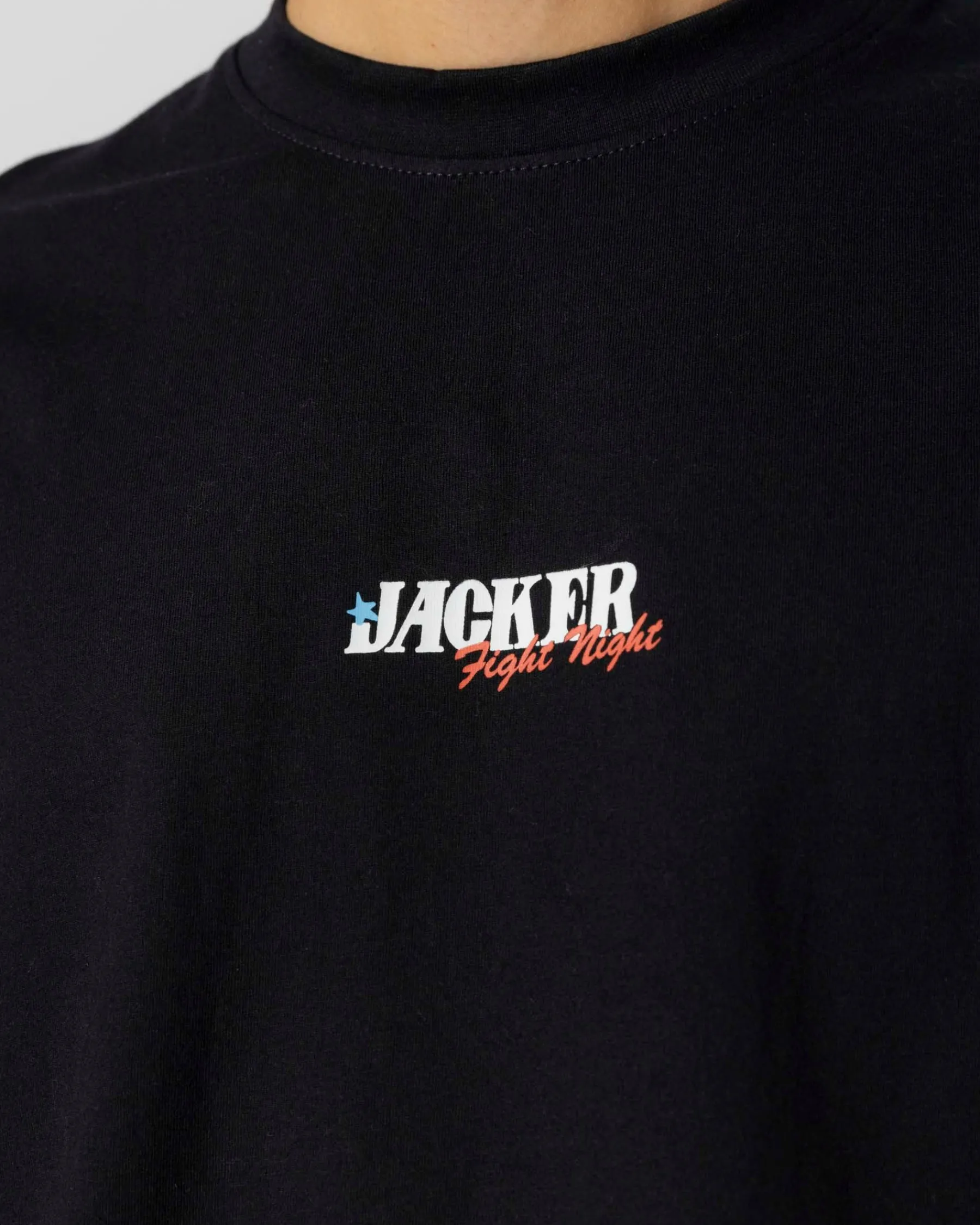 T-shirts|JACKER FIGHT T-SHIRT - BLACK
