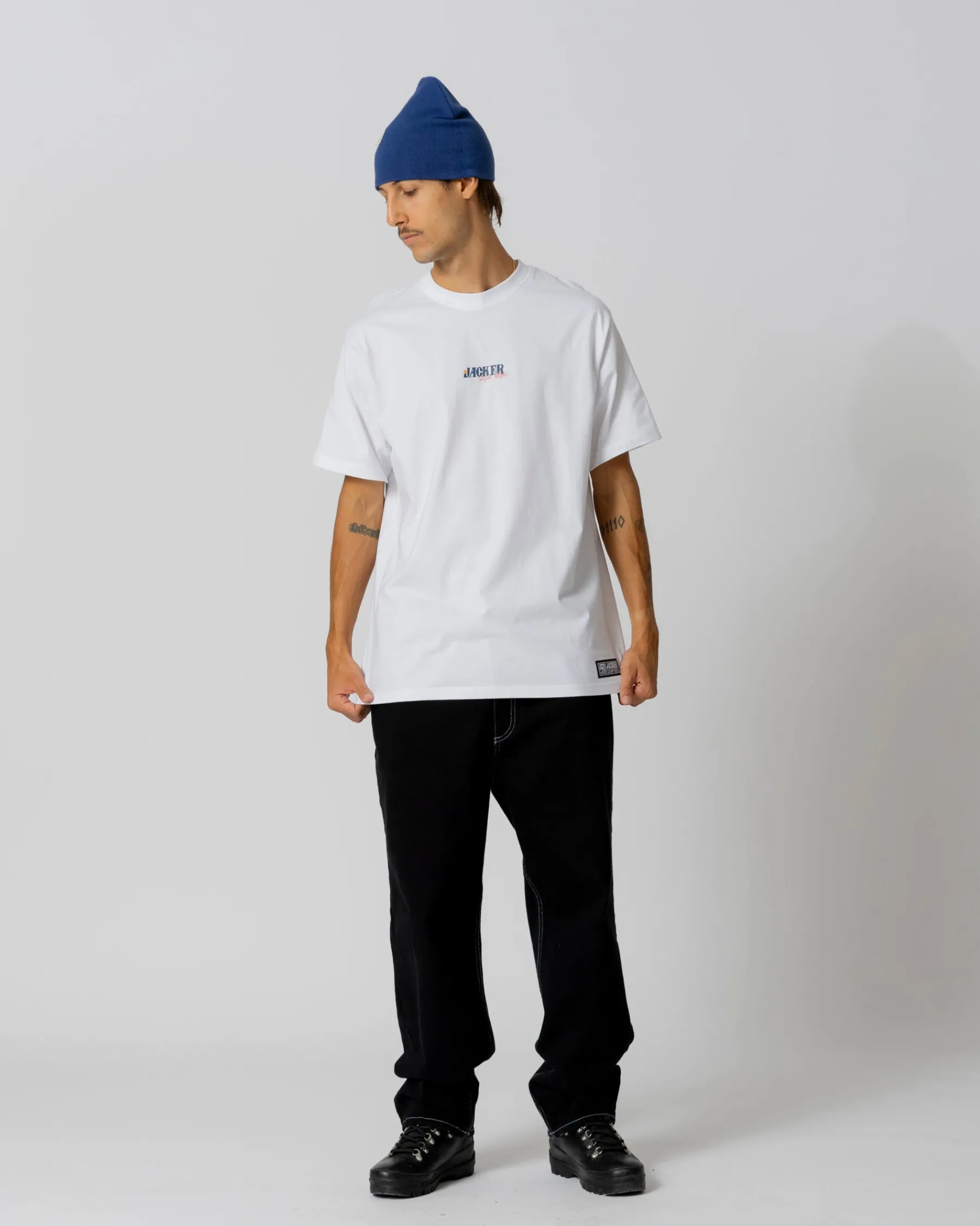 T-shirts|JACKER FIGHT T-SHIRT - WHITE
