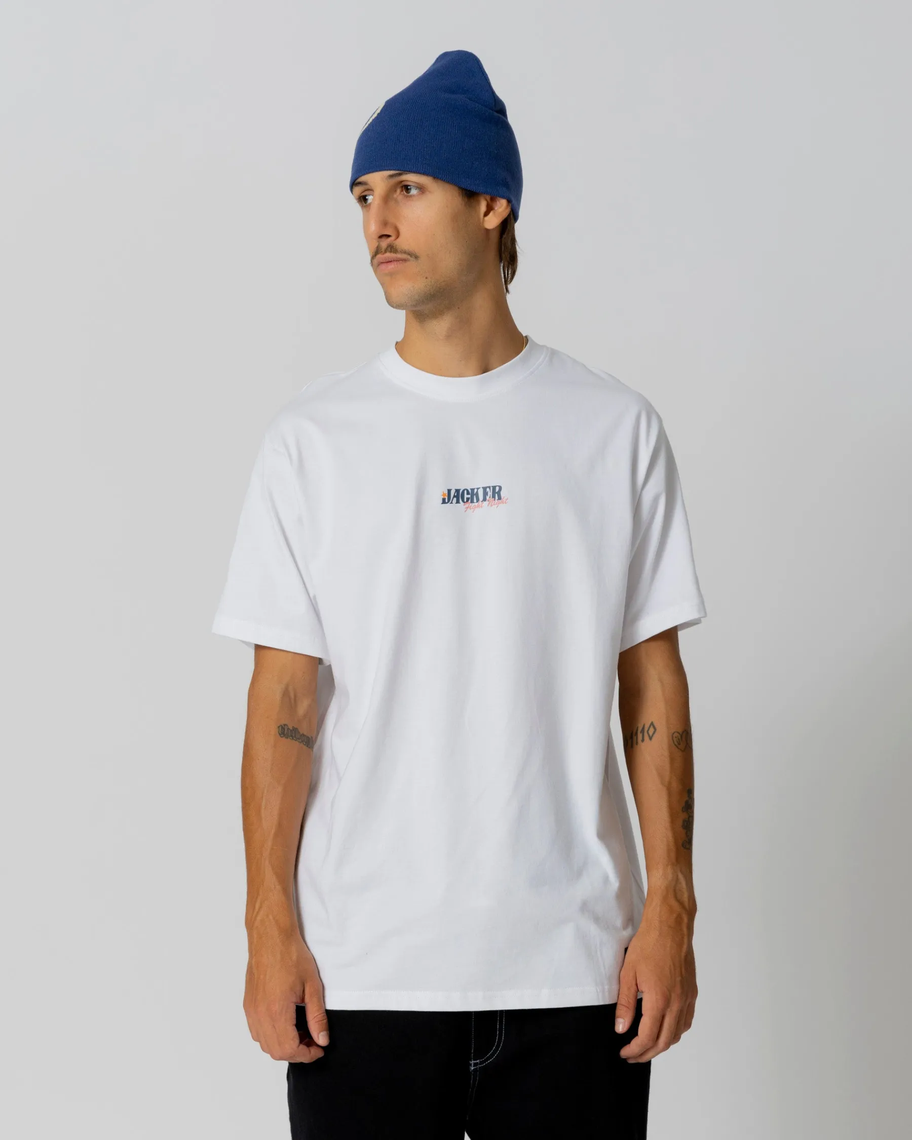 T-shirts|JACKER FIGHT T-SHIRT - WHITE