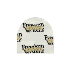 Headwear|JACKER FREEDOM WRITERZ BEANIE - BEIGE