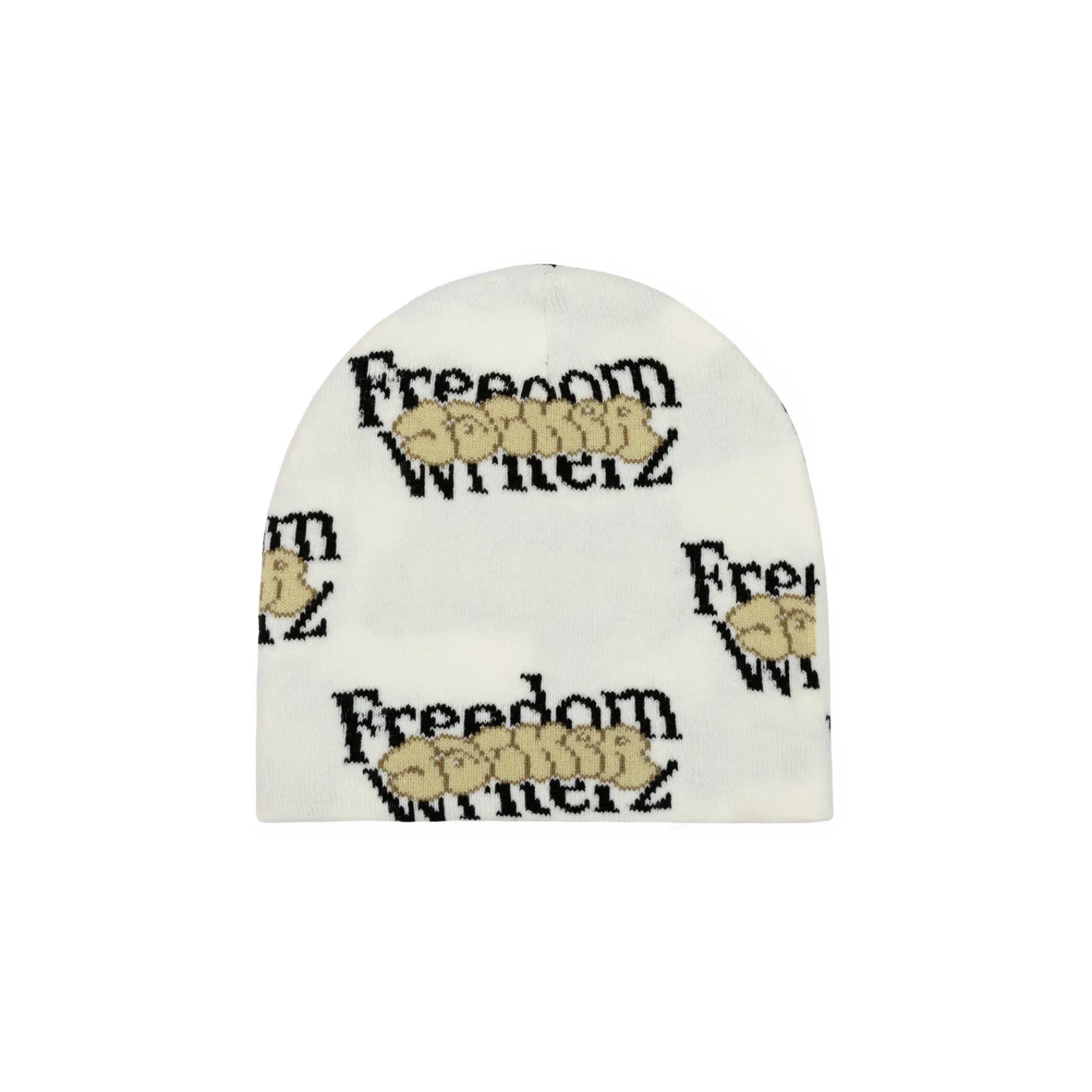 Headwear|JACKER FREEDOM WRITERZ BEANIE - BEIGE