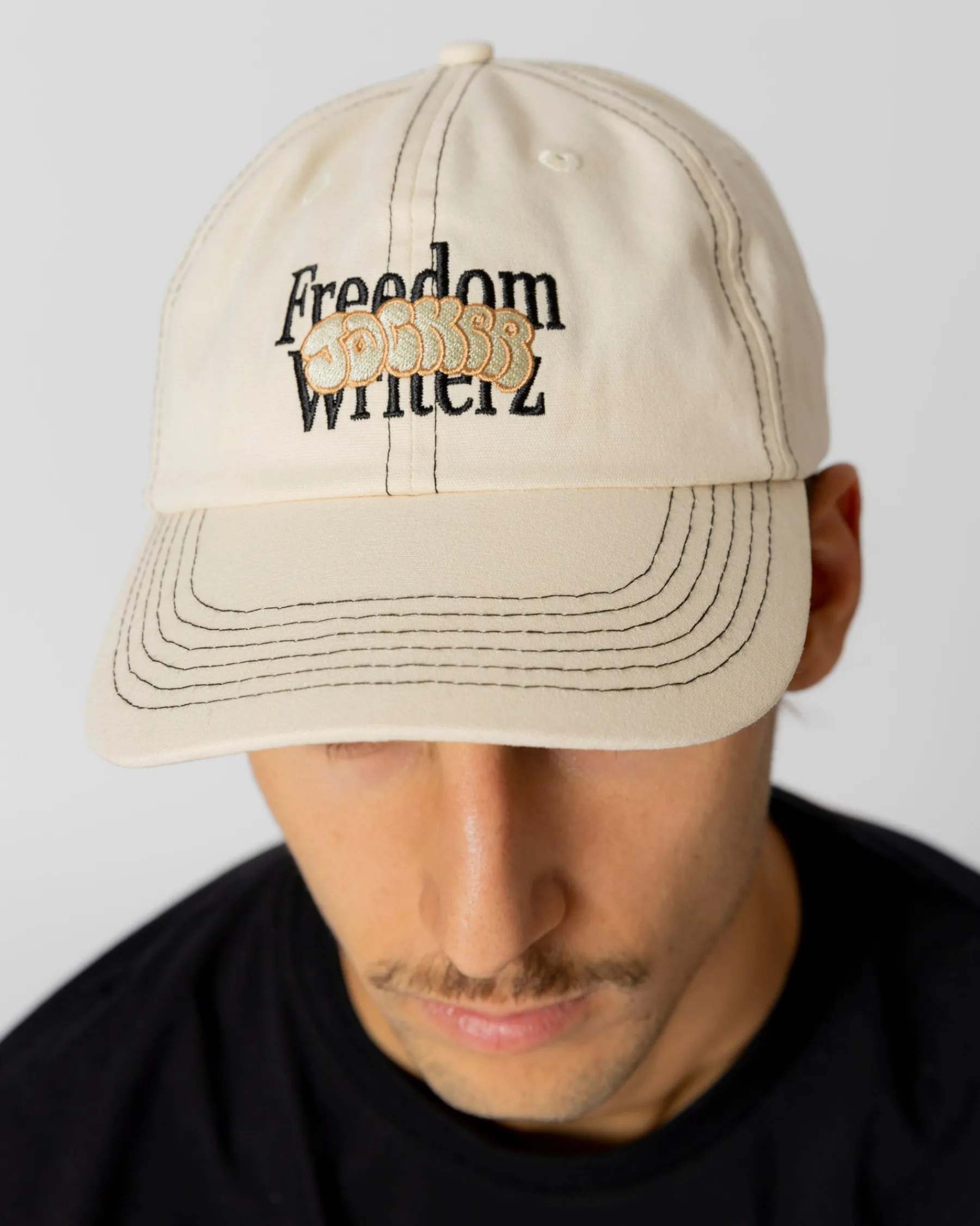 Headwear|JACKER FREEDOM WRITERZ CAP - BEIGE