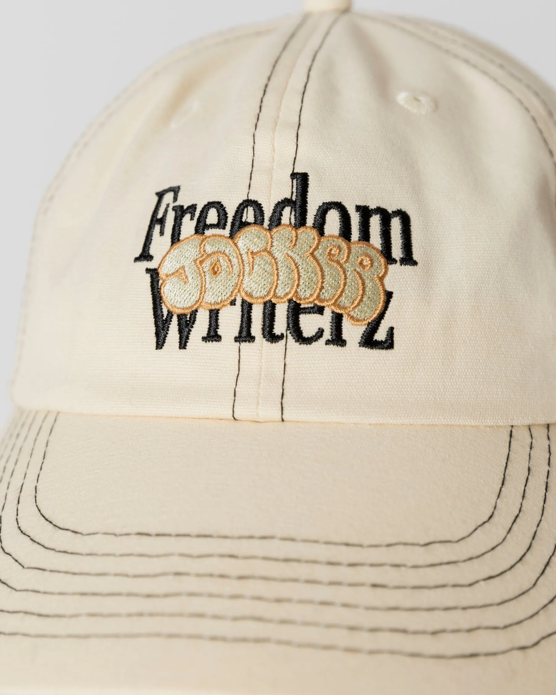 Headwear|JACKER FREEDOM WRITERZ CAP - BEIGE