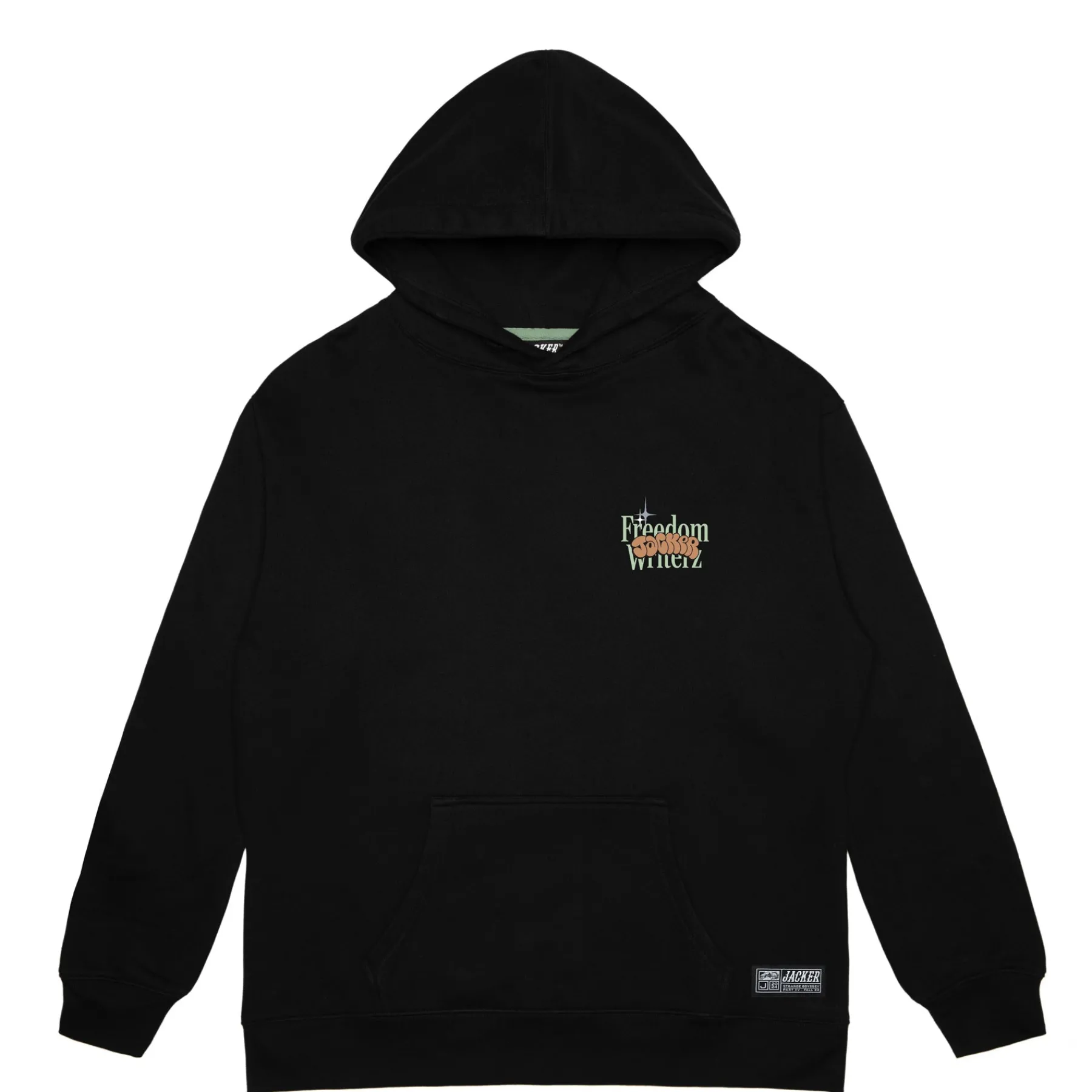 Sweats|JACKER FREEDOM WRITERZ HOODIE - BLACK