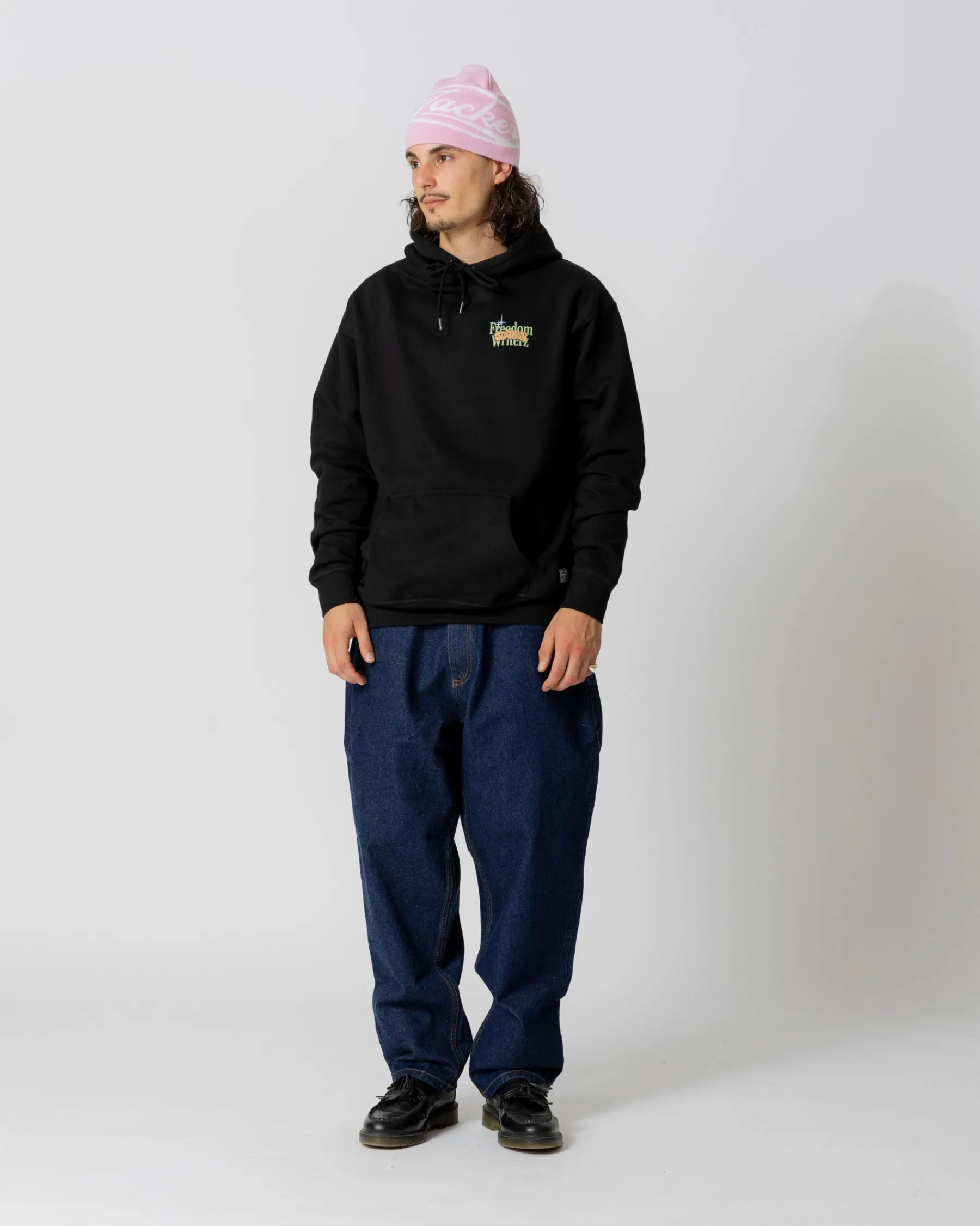 Sweats|JACKER FREEDOM WRITERZ HOODIE - BLACK