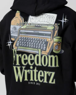 Sweats|JACKER FREEDOM WRITERZ HOODIE - BLACK