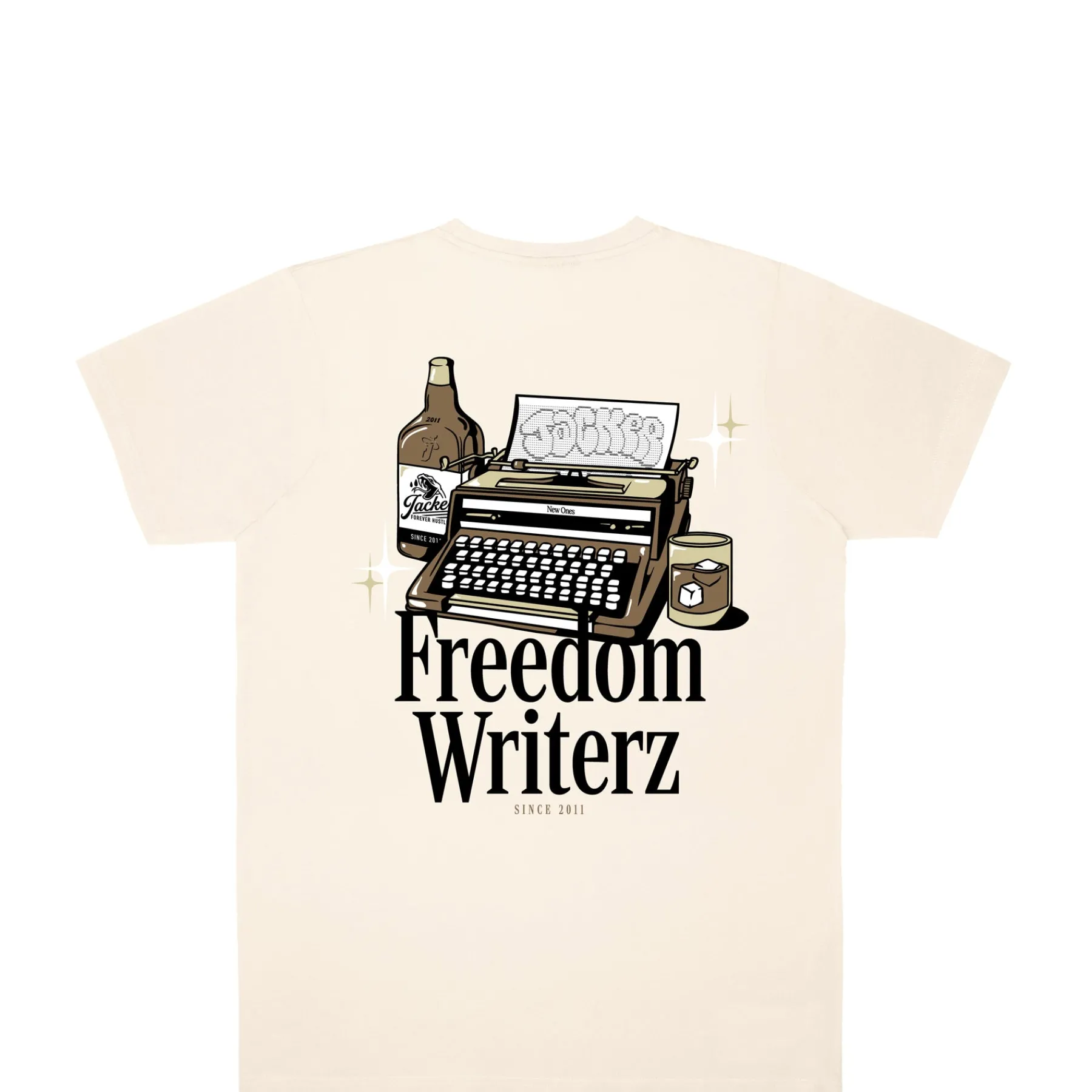 T-shirts|JACKER FREEDOM WRITERZ T-SHIRT - BEIGE