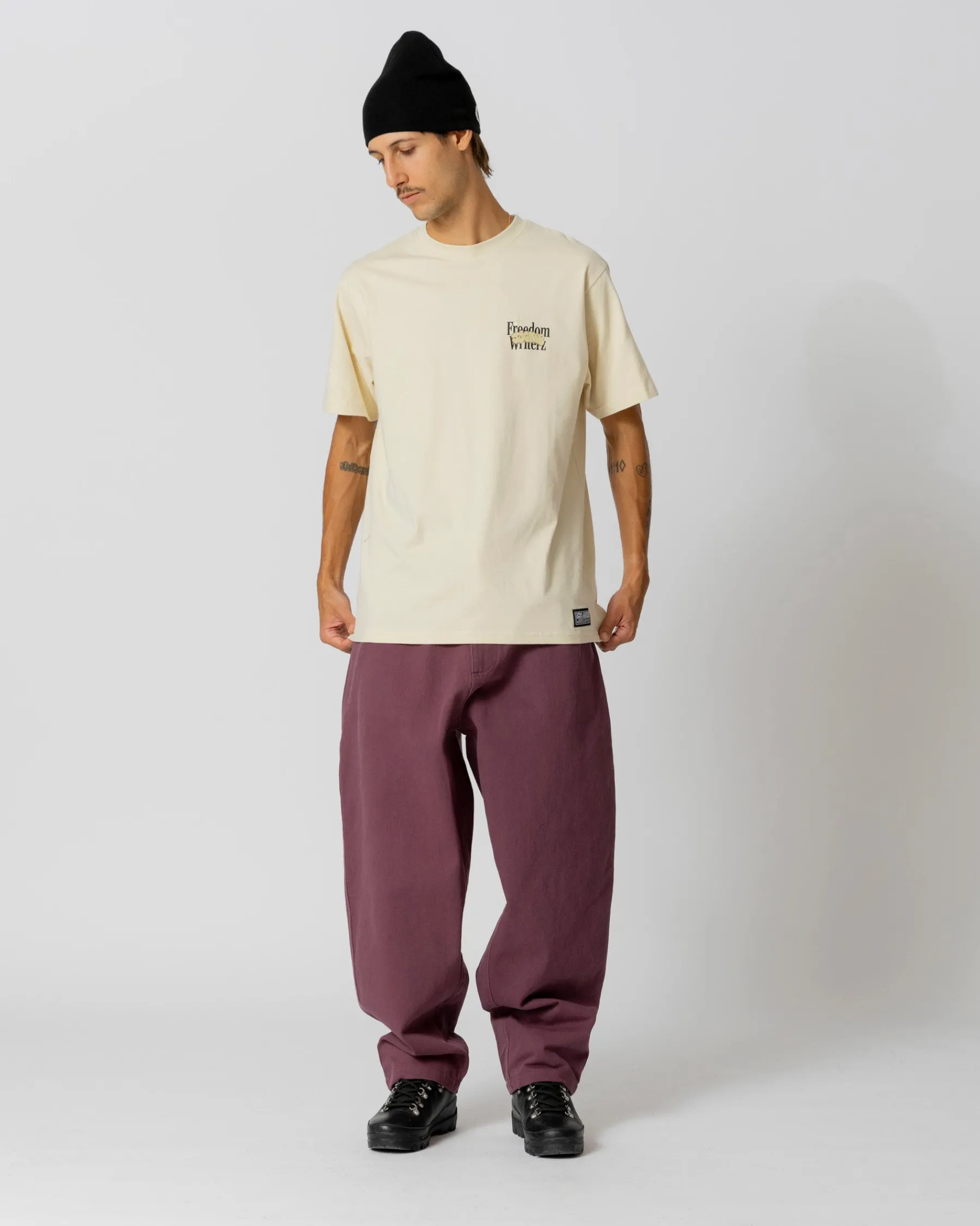 T-shirts|JACKER FREEDOM WRITERZ T-SHIRT - BEIGE