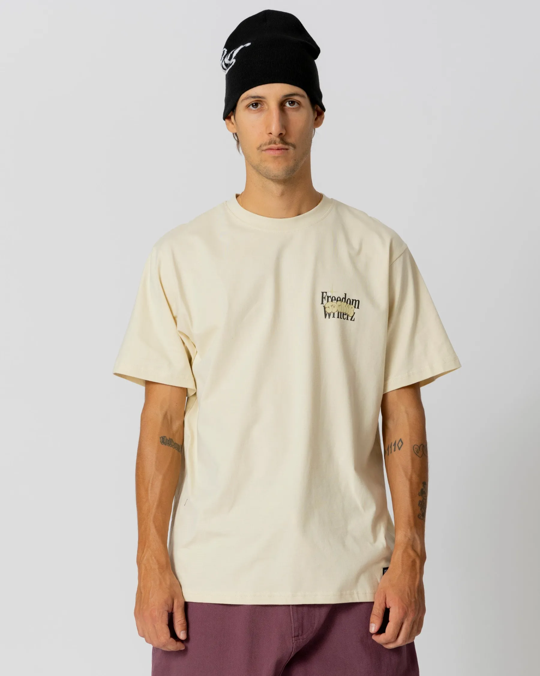 T-shirts|JACKER FREEDOM WRITERZ T-SHIRT - BEIGE