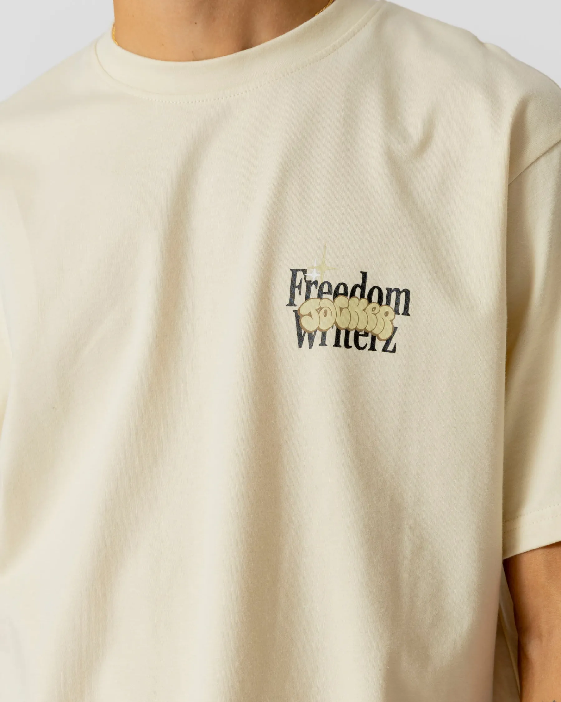 T-shirts|JACKER FREEDOM WRITERZ T-SHIRT - BEIGE