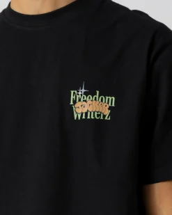T-shirts|JACKER FREEDOM WRITERZ T-SHIRT - BLACK