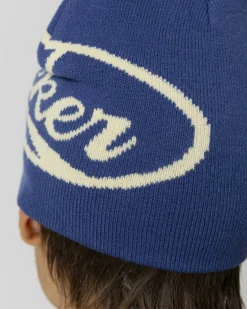 Headwear|JACKER GARAGE BEANIE - NAVY