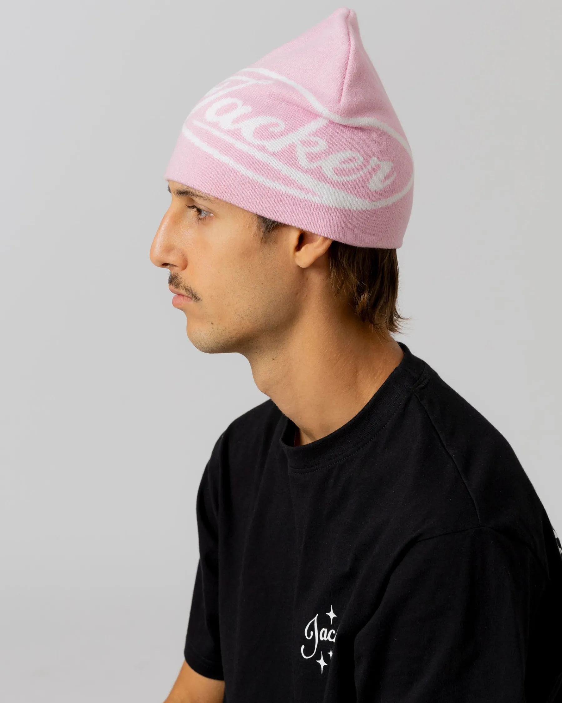 Headwear|JACKER GARAGE BEANIE - PINK