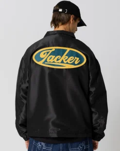 Vestes|JACKER GARAGE COACH JACKET - BLACK