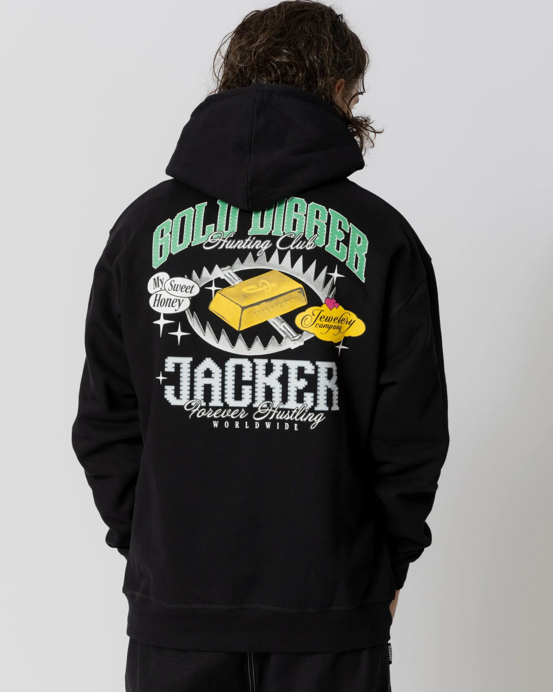 Sweats|JACKER GOLD DIGGER HOODIE - BLACK