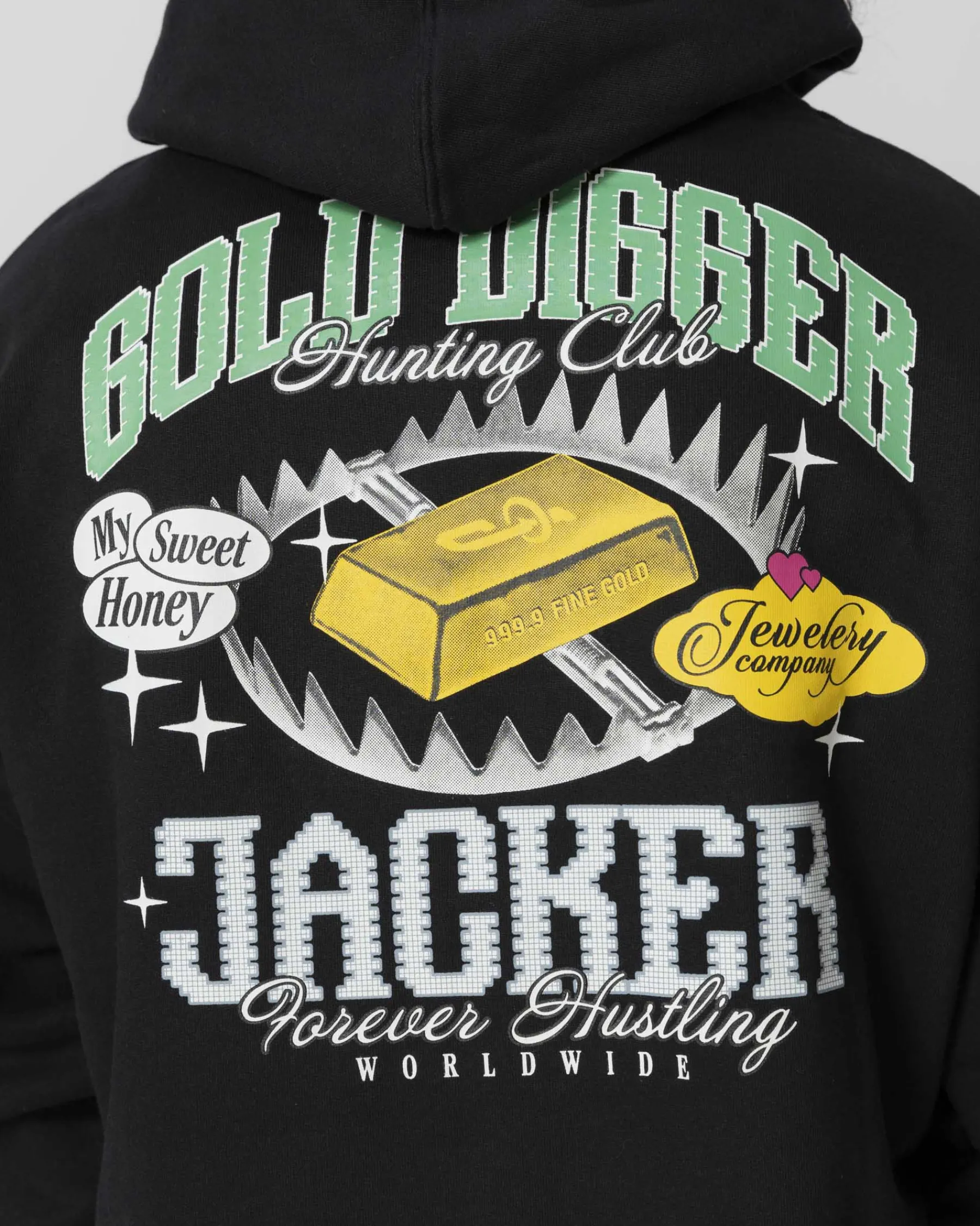 Sweats|JACKER GOLD DIGGER HOODIE - BLACK