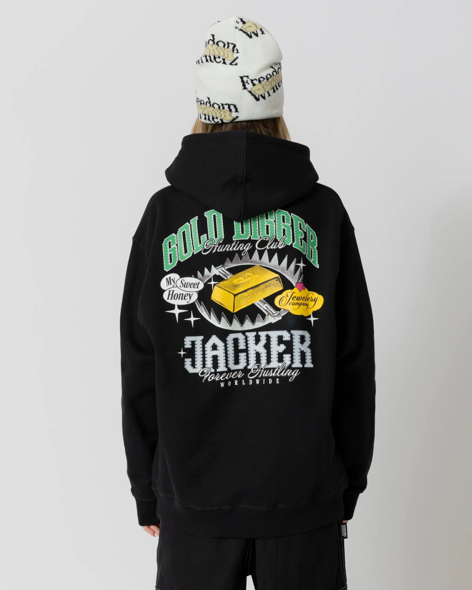 Sweats|JACKER GOLD DIGGER HOODIE - BLACK
