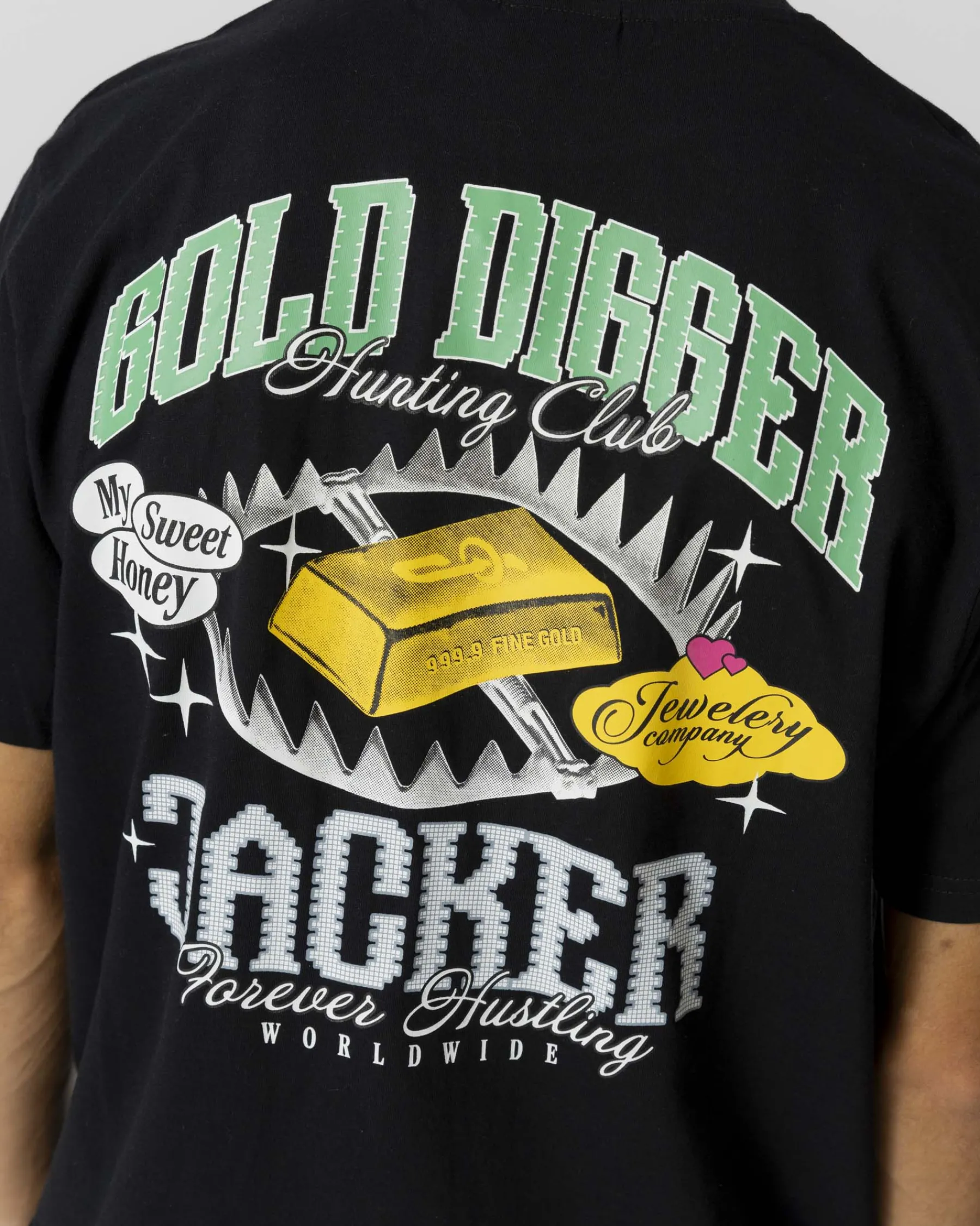 T-shirts|JACKER GOLD DIGGER T-SHIRT - BLACK