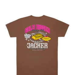 T-shirts|JACKER GOLD DIGGER T-SHIRT - BROWN