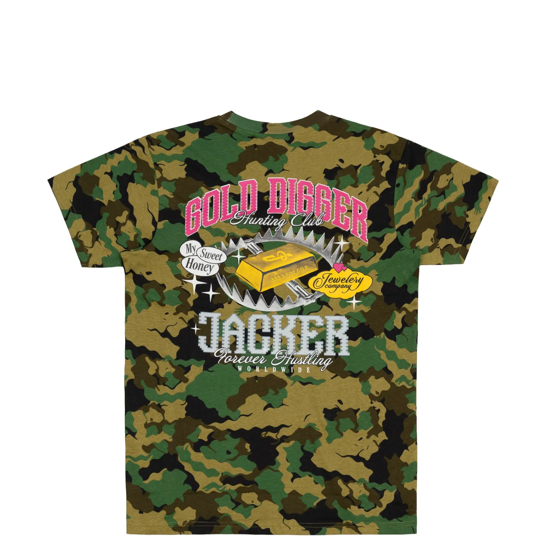 T-shirts|JACKER GOLD DIGGER T-SHIRT - ORGIA CAMO