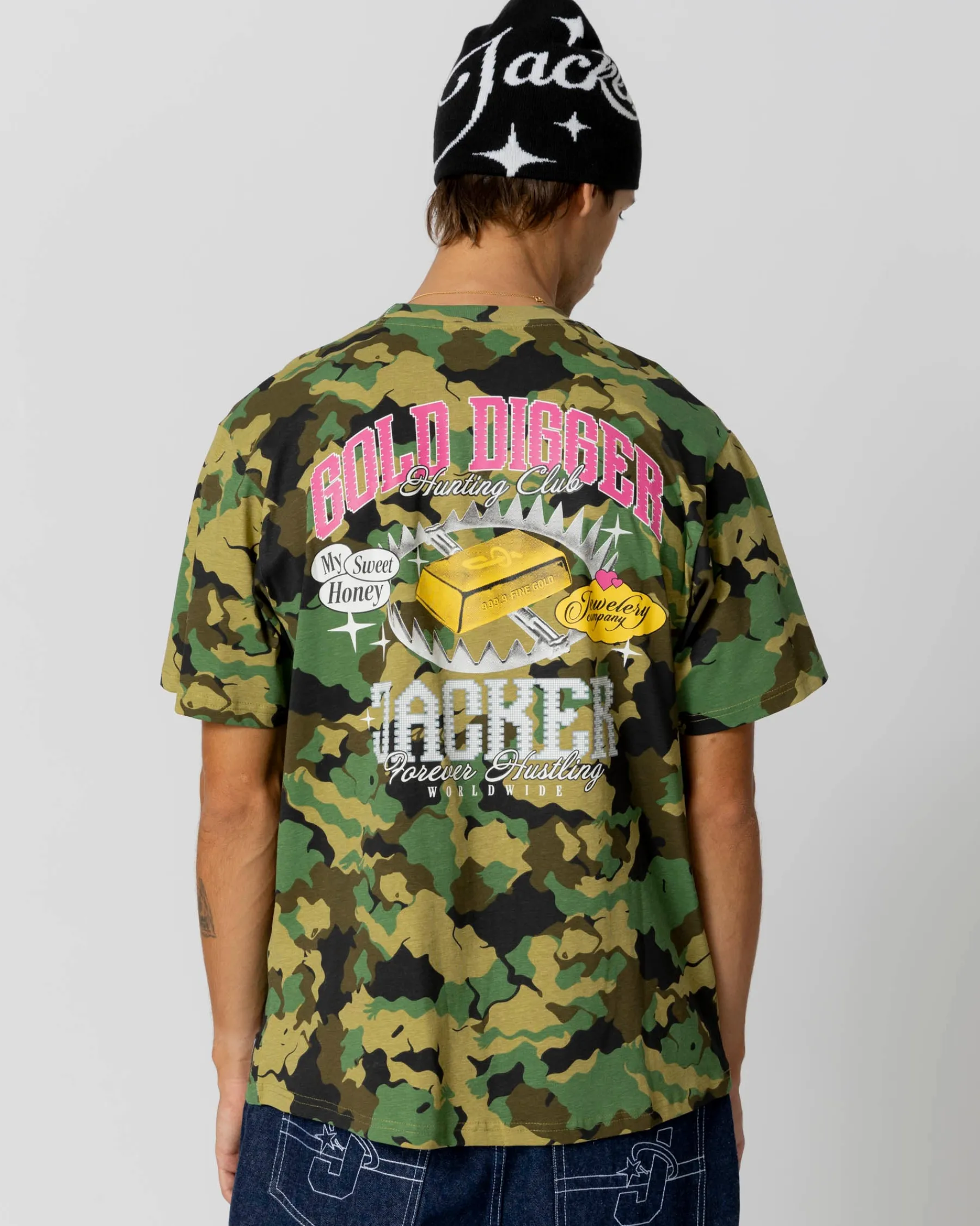 T-shirts|JACKER GOLD DIGGER T-SHIRT - ORGIA CAMO