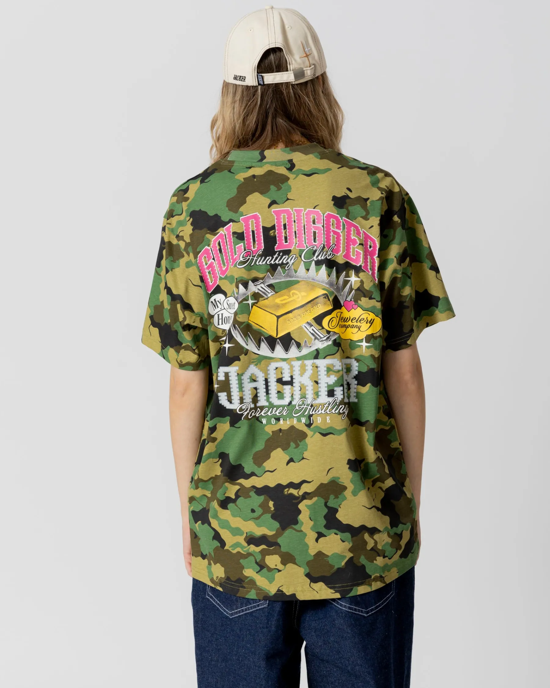 T-shirts|JACKER GOLD DIGGER T-SHIRT - ORGIA CAMO