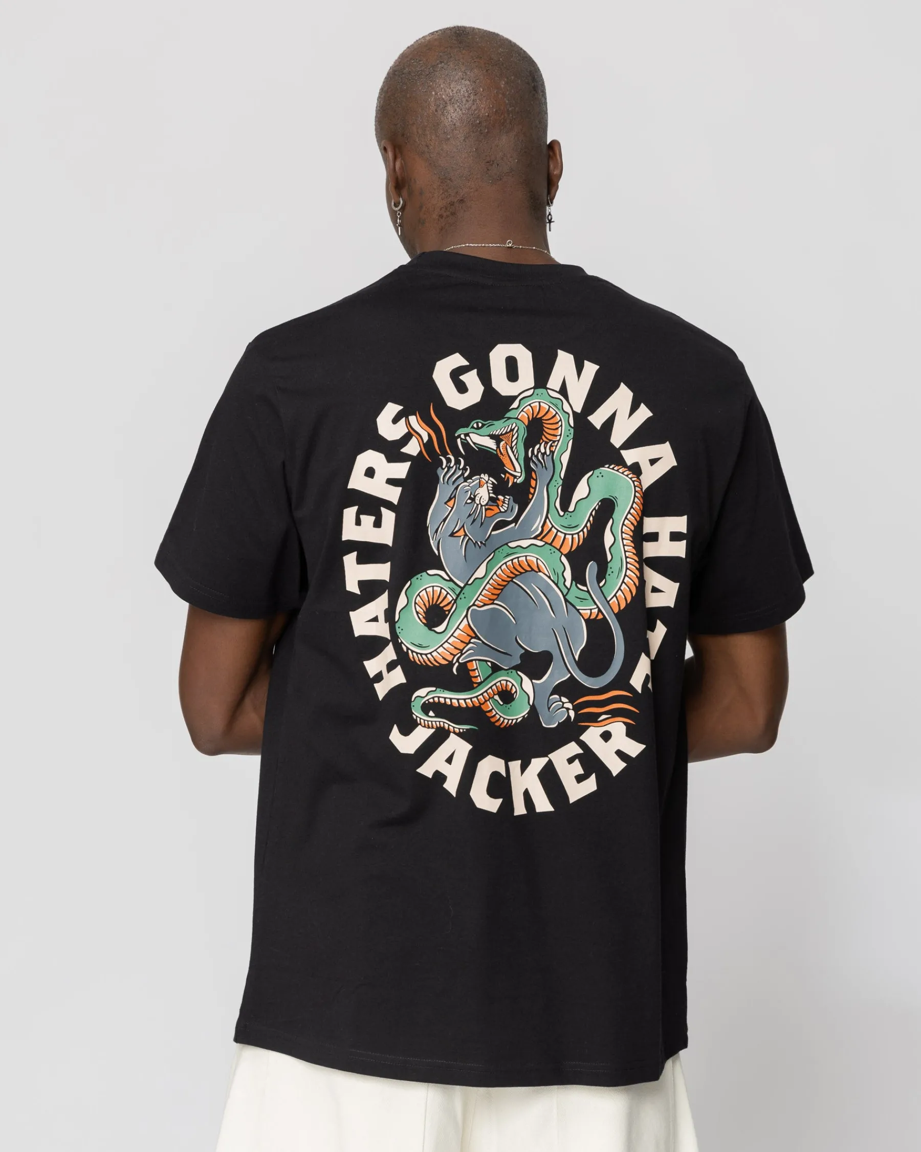 T-shirts|JACKER HATERS - T-SHIRT - BLACK