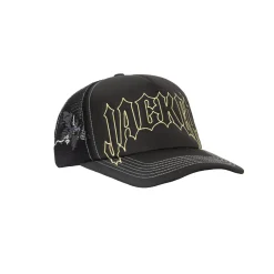 Headwear|JACKER HELLS BELLS TRUCKER CAP - BLACK