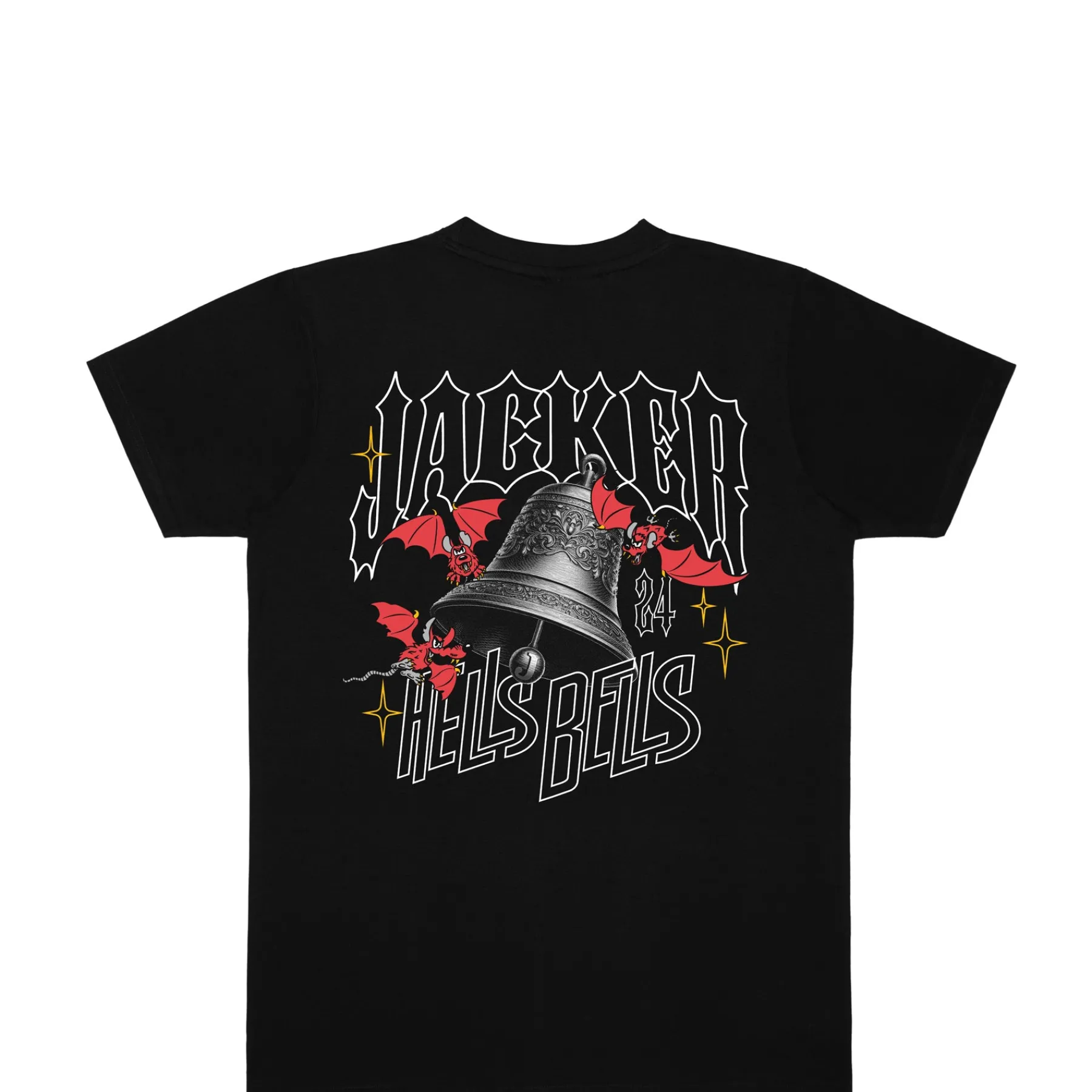 T-shirts|JACKER HELLS BELLS T-SHIRT - BLACK