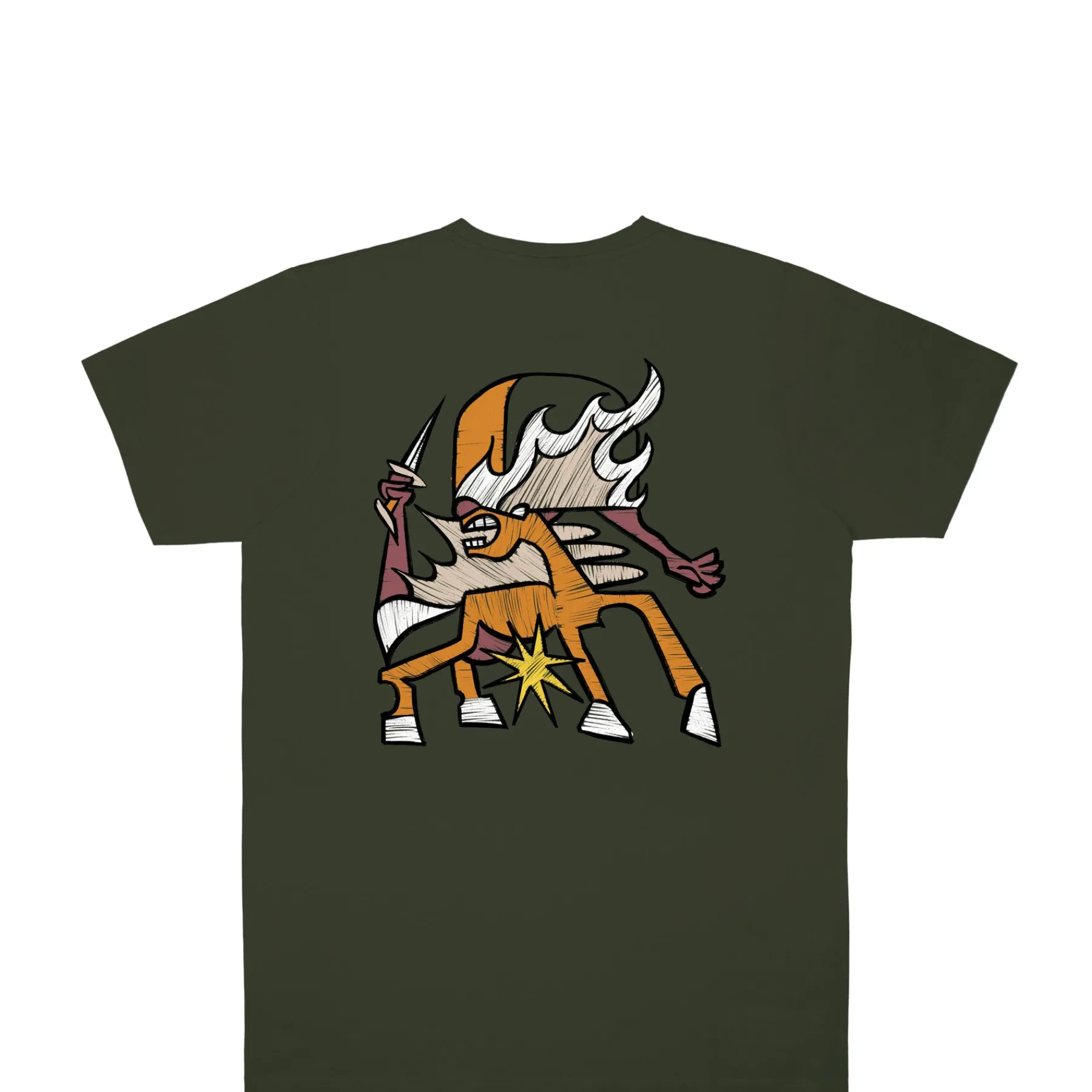T-shirts|JACKER HORSICA T-SHIRT - GREEN