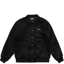 Vestes|JACKER HORSICA VARSITY JACKET - BLACK