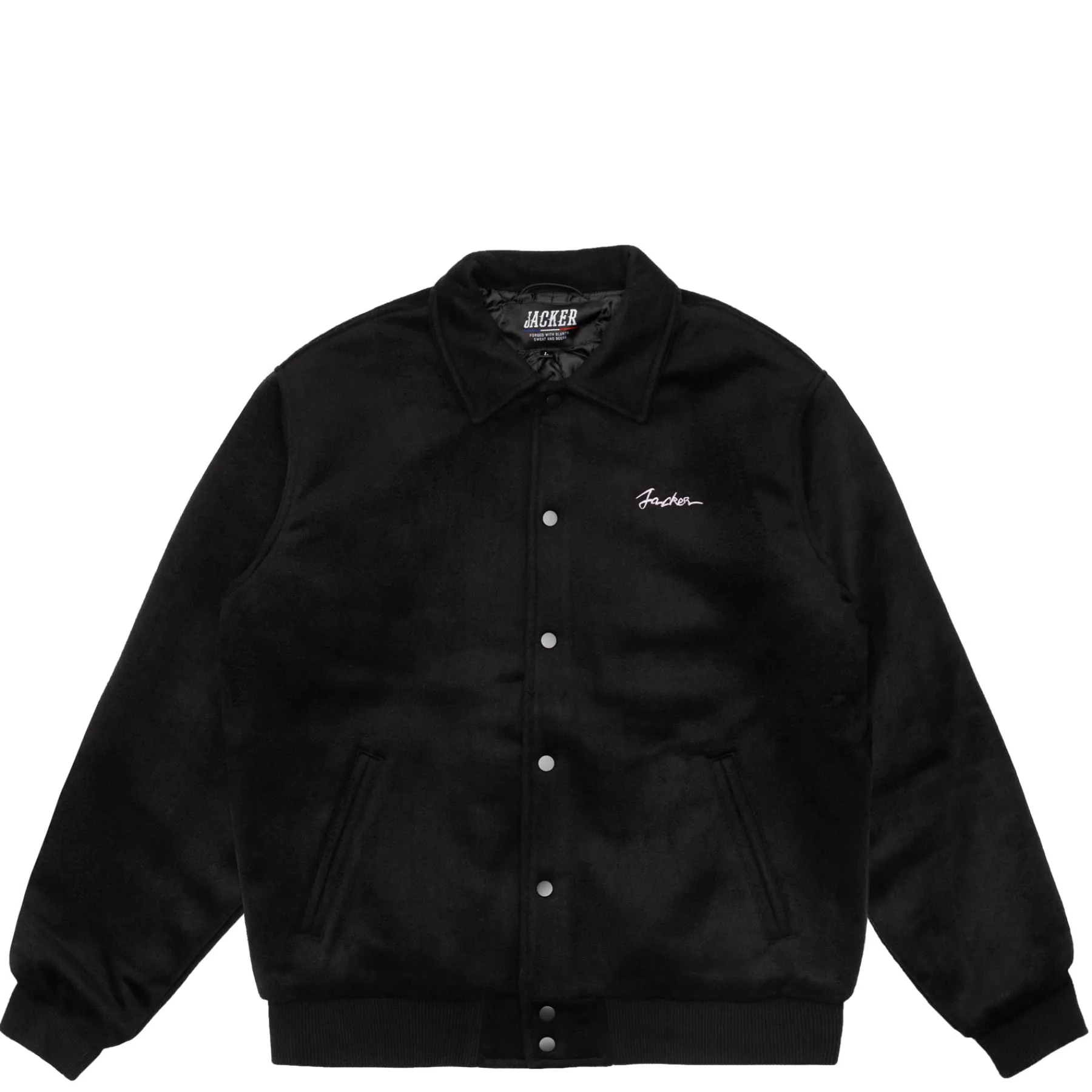 Vestes|JACKER HORSICA VARSITY JACKET - BLACK