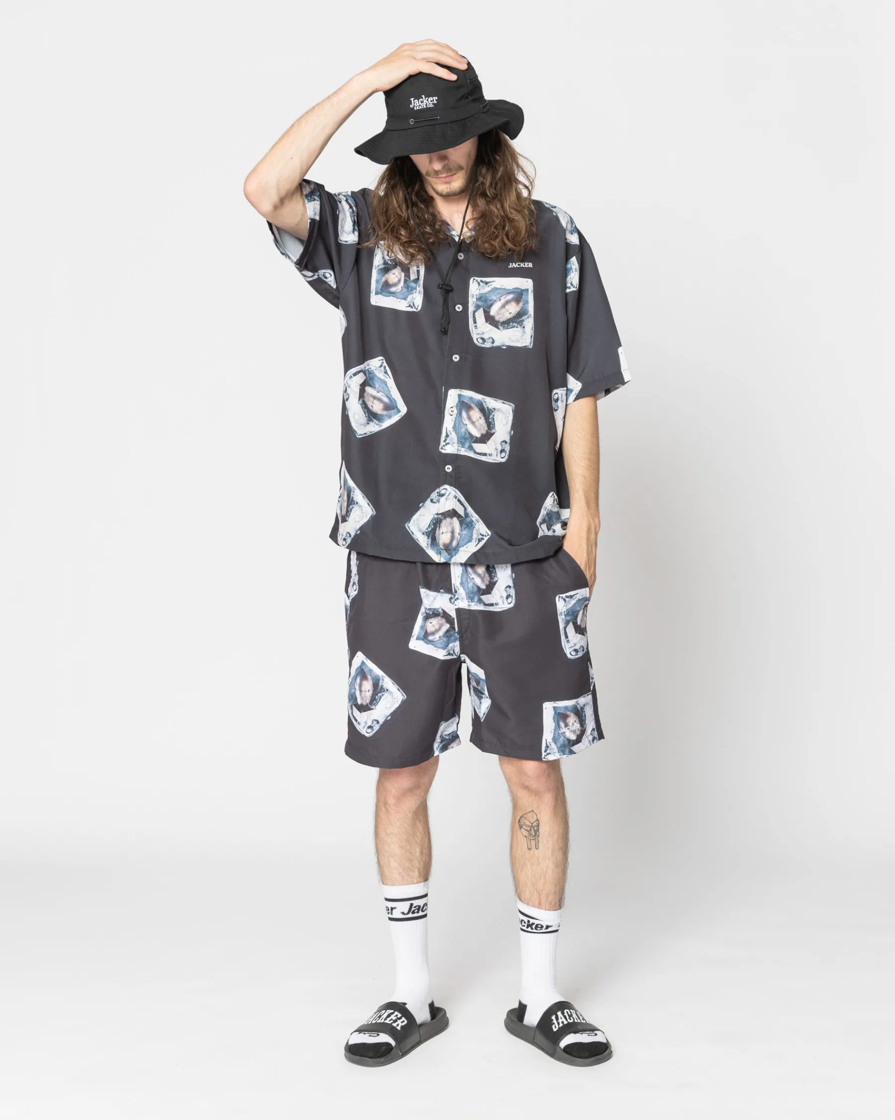 Pantalons & Shorts|JACKER ICE CUBE - BOARDSHORT - BLACK