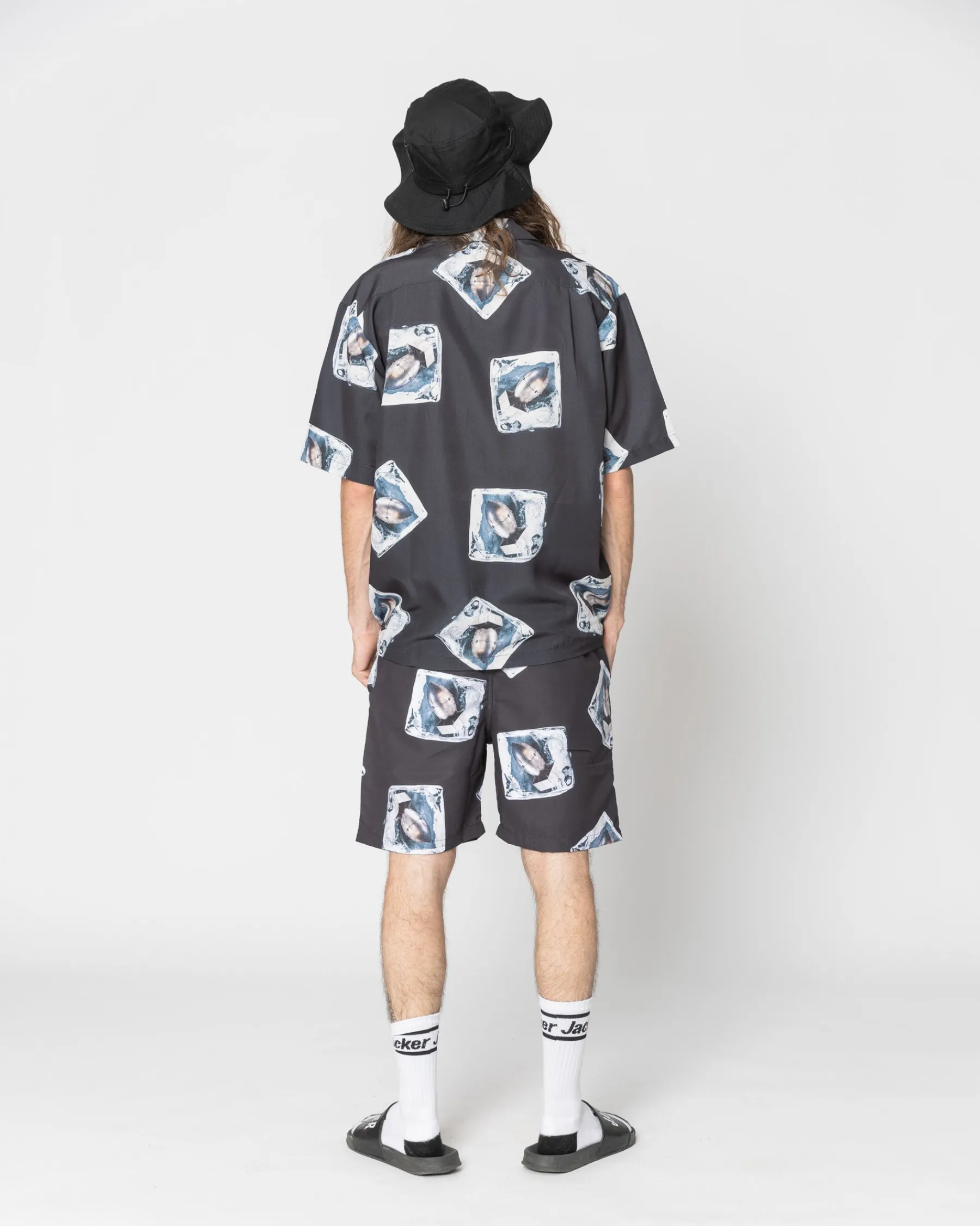 Pantalons & Shorts|JACKER ICE CUBE - BOARDSHORT - BLACK