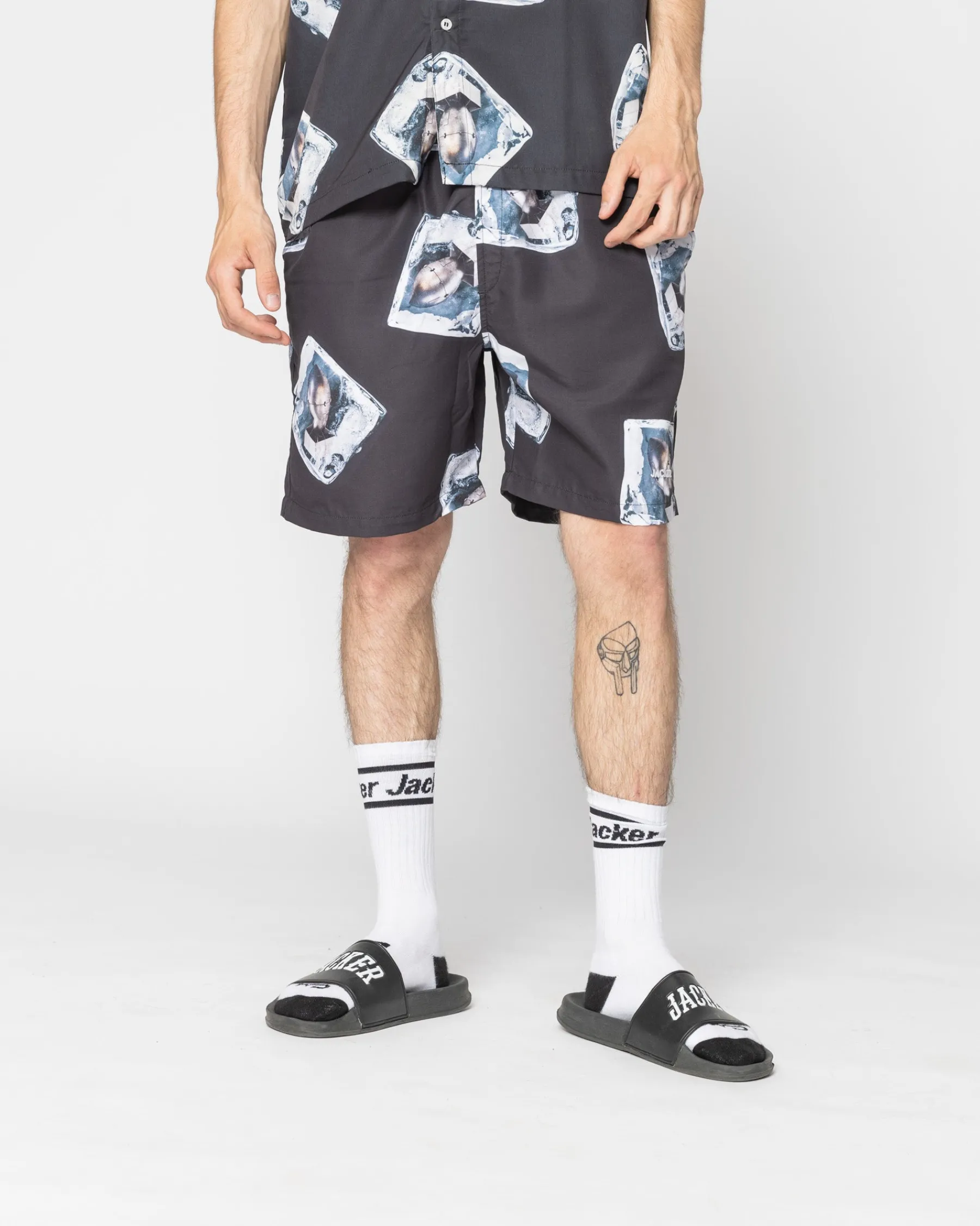 Pantalons & Shorts|JACKER ICE CUBE - BOARDSHORT - BLACK
