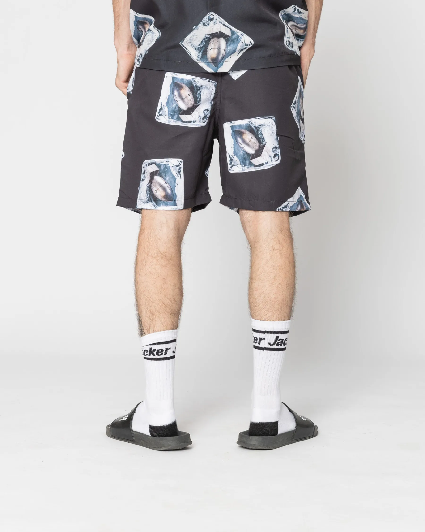Pantalons & Shorts|JACKER ICE CUBE - BOARDSHORT - BLACK