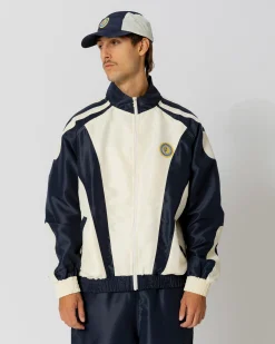 Vestes|JACKER JFC TRACKSUIT JACKET - BEIGE / NAVY