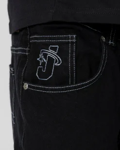 Pantalons & Shorts|Denim|JACKER J-STAR DENIM PANT - BLACK