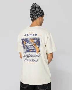 T-shirts|JACKER JUNK FOOD - T-SHIRT - BEIGE