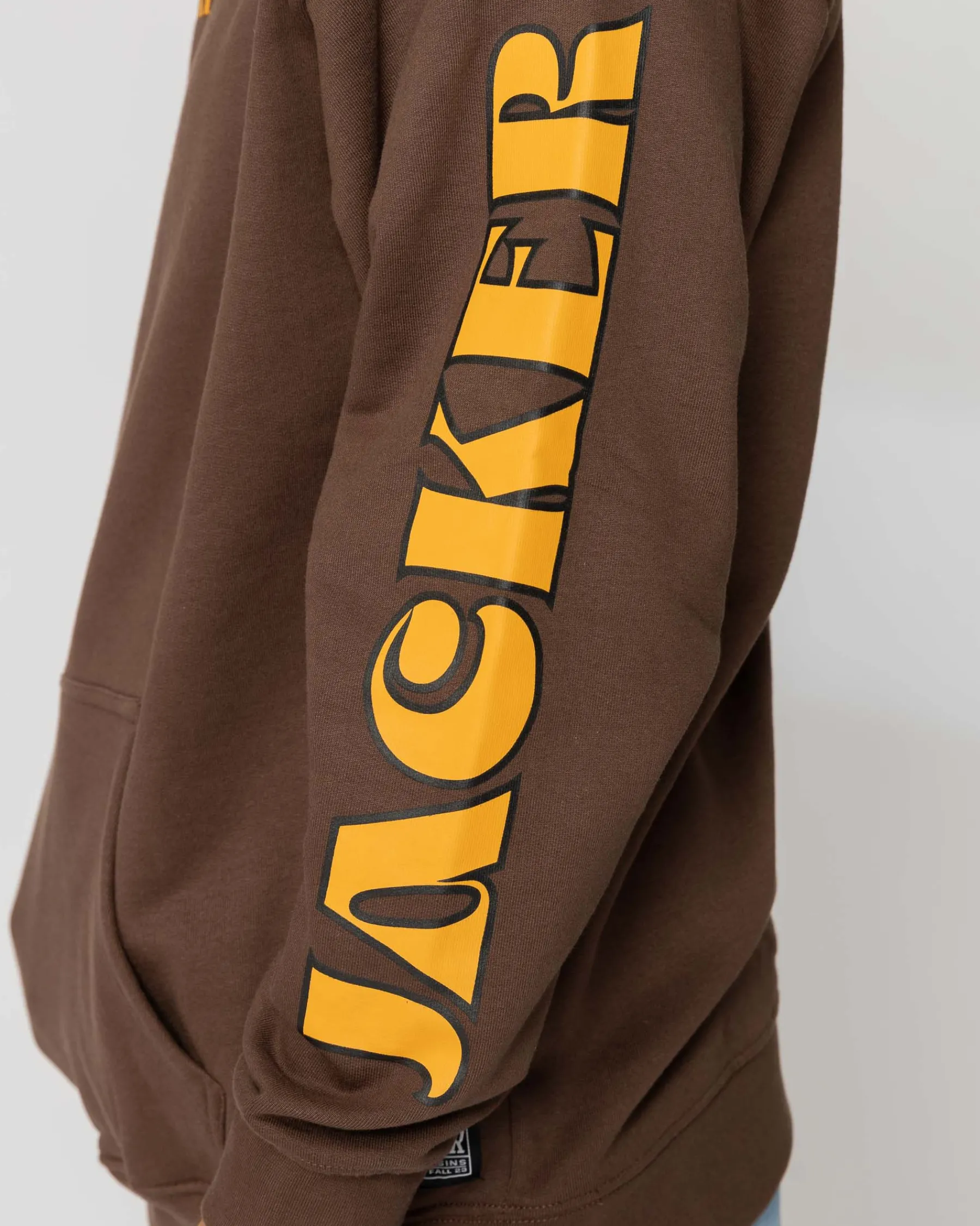 Sweats|JACKER LAZY - HOODIE - BROWN