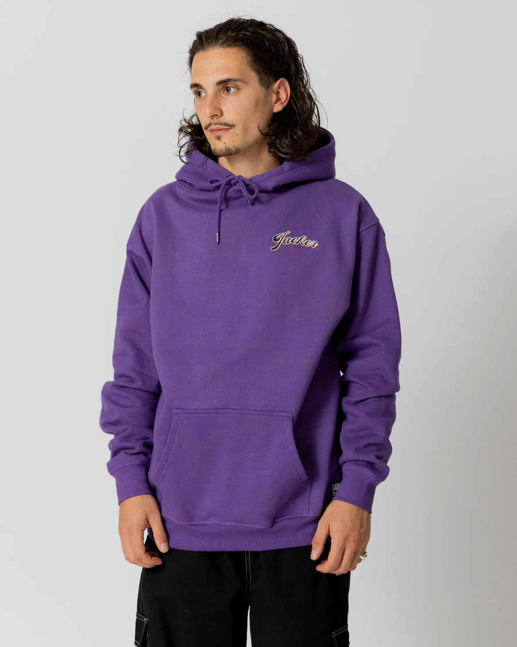 Sweats|JACKER LOBSTER SERVICE HOODIE - PURPLE