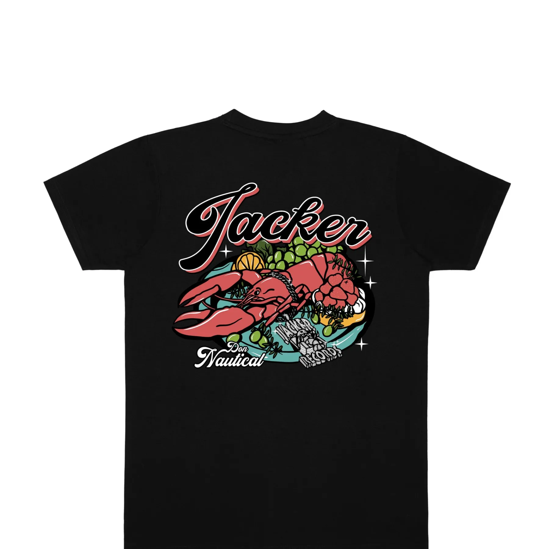 T-shirts|JACKER LOBSTER SERVICE T-SHIRT - BLACK