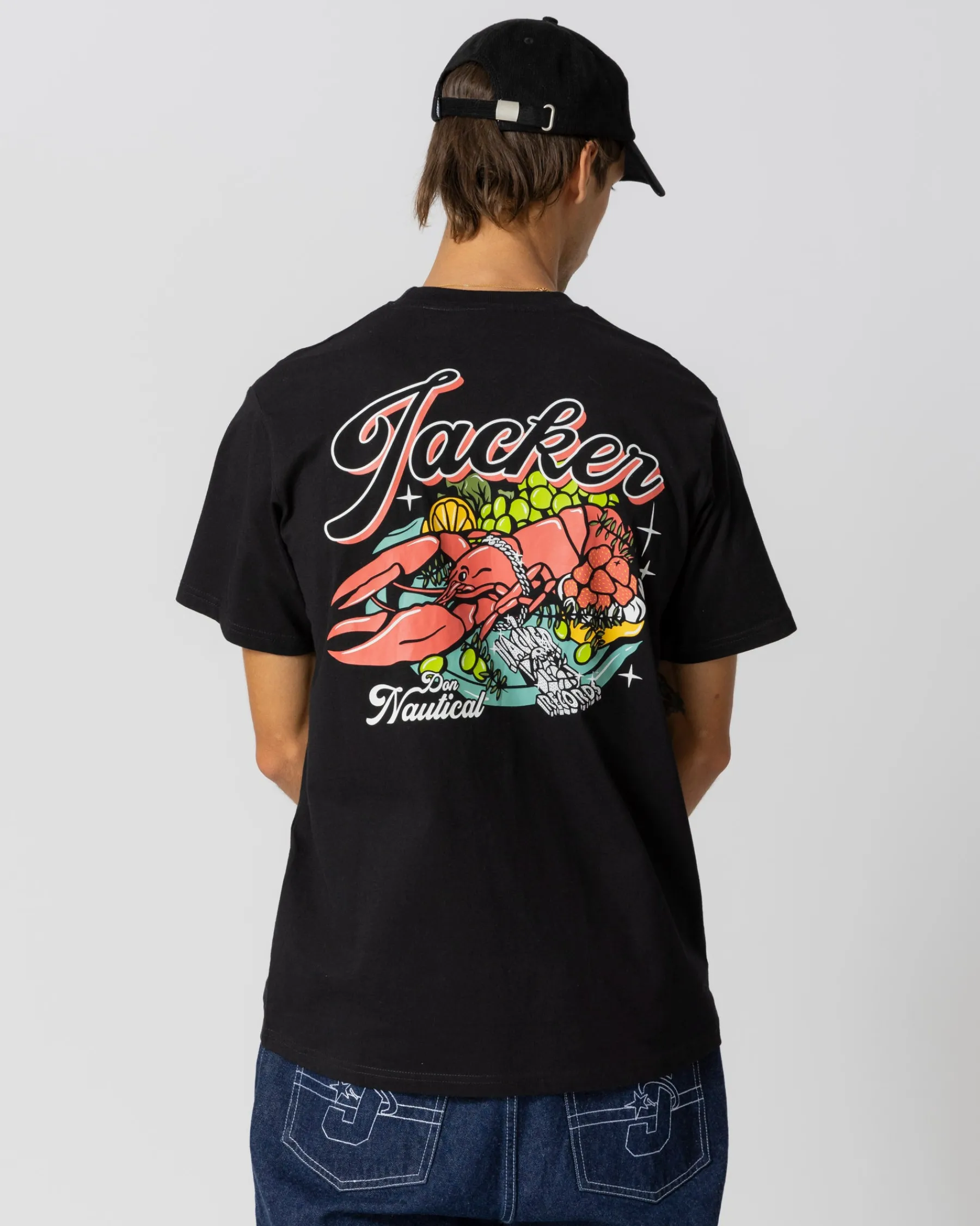 T-shirts|JACKER LOBSTER SERVICE T-SHIRT - BLACK