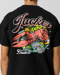T-shirts|JACKER LOBSTER SERVICE T-SHIRT - BLACK
