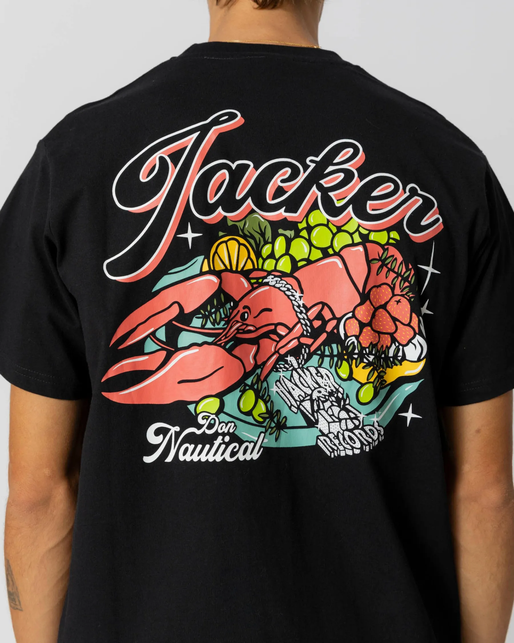 T-shirts|JACKER LOBSTER SERVICE T-SHIRT - BLACK