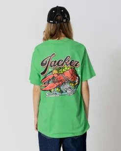 T-shirts|JACKER LOBSTER SERVICE T-SHIRT - GREEN